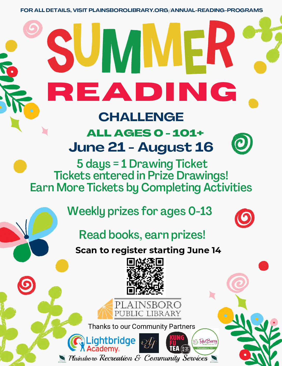 summer reading 2025 flyer image